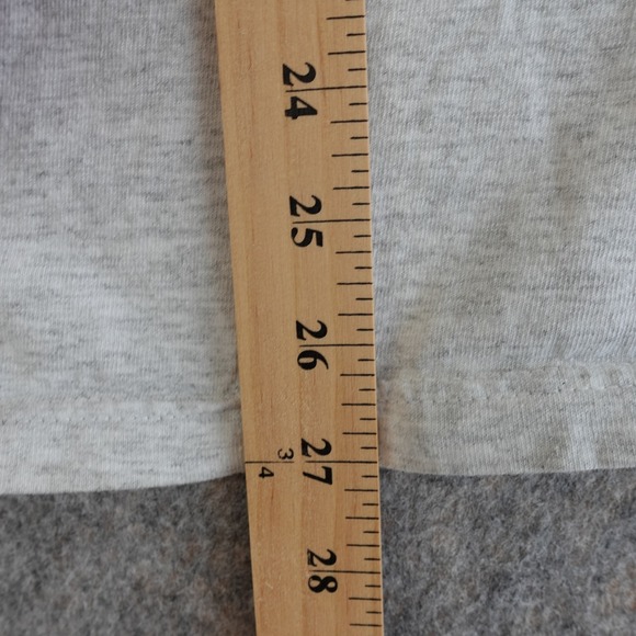 Vintage 1991 Super Bowl T-Shirt XL Grey XXXIII Broncos Falcons Game 90s Tee Rare - Picture 9 of 11